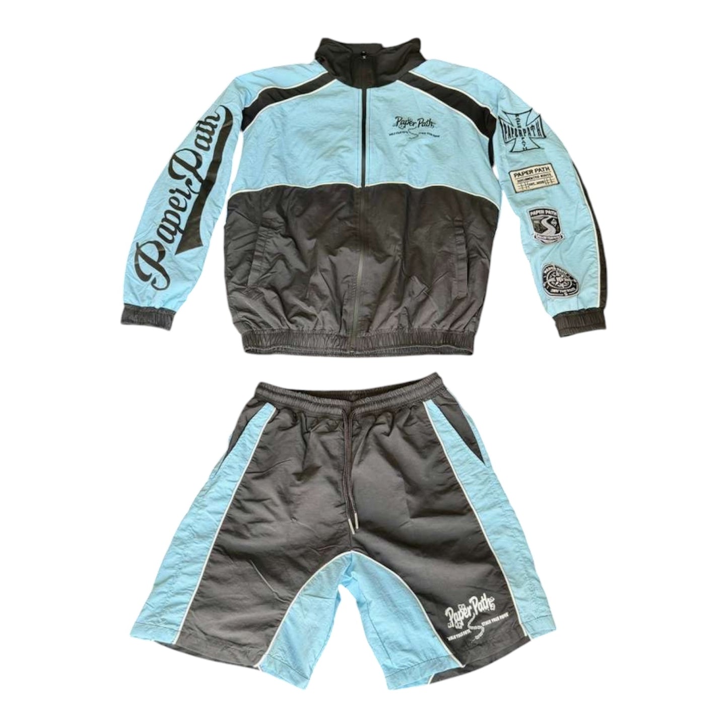 Sky Blue Windbreaker Set