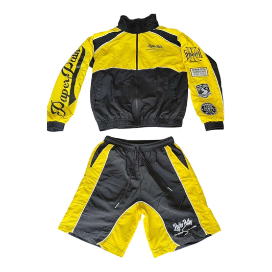 Yellow Windbreaker Set